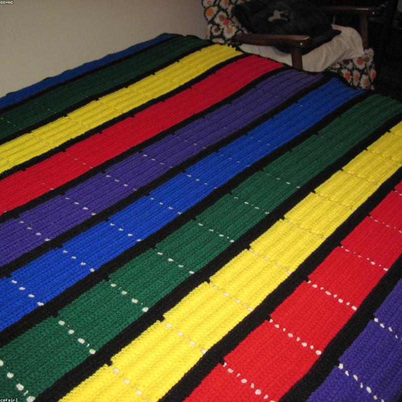 Plaid Bio-Baumwolle Streifen